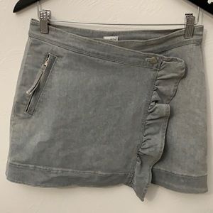 Cache Gray A-Line Skirt
